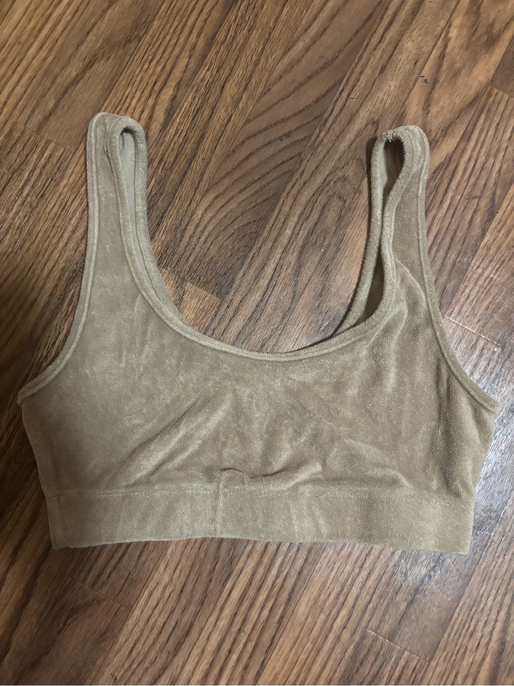 Zara * Woman’s Brown Terry Cloth Bra Top * Woman’s Medium.